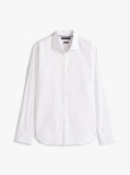 White Smart Casual TH Flex Slim Fit Shirt  Men