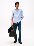 Μπλε Smart Casual Πουκάμισο Oxford Σε Slim Γραμμή  Άνδρες