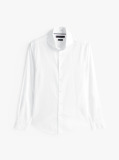 Άσπρο Smart Casual Πουκάμισο Oxford Σε Slim Γραμμή  Άνδρες