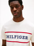 Beige Americana Colourblock Tee  Men