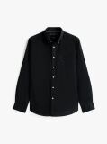 Black TH Flex Regular Fit Poplin Shirt  Men