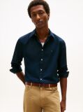 Blue TH Flex Regular Fit Poplin Shirt  Men