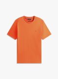 Πορτοκαλί T-Shirt Με Κεντητή Σημαία  Άνδρες