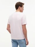 Ροζ T-Shirt Με Κεντητή Σημαία  Άνδρες