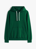 Green Flag Embroidery Fleece Hoody  Men