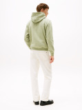 Green Flag Embroidery Fleece Hoody  Men