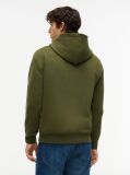 Πράσινο Fleece Hoody Με Κεντητή Σημαία  Άνδρες