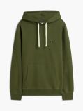 Πράσινο Fleece Hoody Με Κεντητή Σημαία  Άνδρες