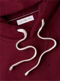 Κόκκινο Fleece Hoody Με Κεντητή Σημαία  Άνδρες