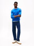 Blue Flag Embroidery Jumper  Men