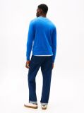 Blue Flag Embroidery Jumper  Men