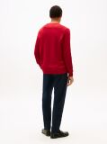 Red Flag Embroidery Jumper  Men
