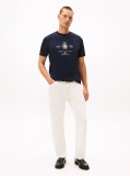 Μπλε Varsity Interlock T-Shirt Με Σχέδιο  Άνδρες