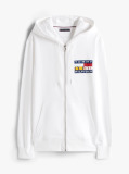 White TH Colour Flag Zip Through Hoodie  Men