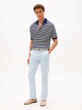 Blue Denton Straight Twill Chinos  Men
