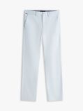 Blue Denton Straight Twill Chinos  Men