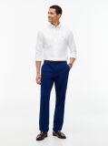 Blue Denton Straight Twill Chinos  Men