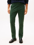 Green Denton Straight Twill Chinos  Men