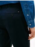 Blue Mercer Twill Flag Embroidery Regular Chinos  Men