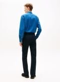 Blue Mercer Twill Flag Embroidery Regular Chinos  Men