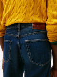 Blue Mercer Whiskered Regular Straight Leg Jeans  Men