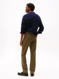 Green Denton Washed Straight Jeans  Men