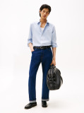 Blue Performance Slim Fit Pique Oxford Shirt  Men