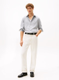 Blue Performance Slim Fit Pique Oxford Shirt  Men