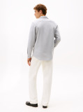 Blue Performance Slim Fit Pique Oxford Shirt  Men