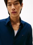Blue Regular Fit Flag Embroidery Oxford Shirt  Men