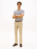 Beige Smart Casual Denton Straight Chinos  Men