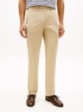 Beige Smart Casual Denton Straight Chinos  Men