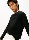 Black Performance Tech Wool Crew Neck Jumper  Men