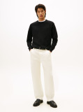 Black Performance Tech Wool Crew Neck Jumper  Men