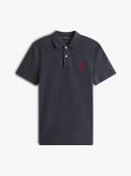 Blue TH Crest Regular Fit Pique Polo Shirt  Men
