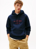 Μπλε Hoodie Με Σχέδιο  Άνδρες