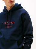 Μπλε Hoodie Με Σχέδιο  Άνδρες
