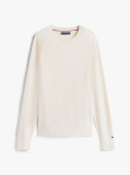 Beige Smart Casual Thermoregulating Rib-Knit Jumper  Men
