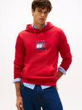Red Flag Graphic Drawstring Hoody  Men