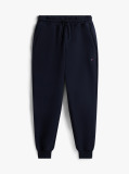 Blue Performance Logo Cuffed Joggers  Men