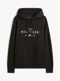 Black Logo Graphic Flex Fleece Hoody  Men