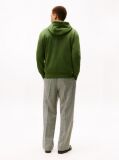 Green Logo Graphic Flex Fleece Hoody  Men