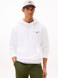 White Tommy Logo Hoody  Men