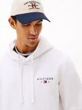 White Tommy Logo Hoody  Men