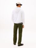 White Tommy Logo Hoody  Men