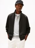 Black Stand-Up Collar Track Jacket  Men