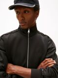 Black Stand-Up Collar Track Jacket  Men