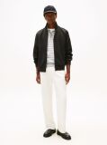 Black Stand-Up Collar Track Jacket  Men