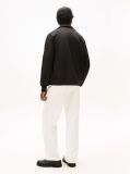 Black Stand-Up Collar Track Jacket  Men