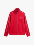 Red Stand-Up Collar Track Jacket  Men